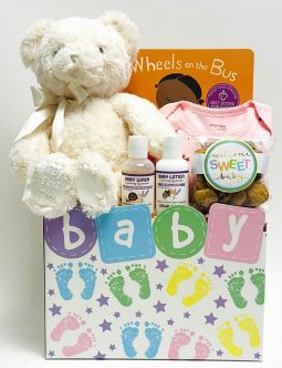 Sensational Sweet Baby Basket ($75 & Up)